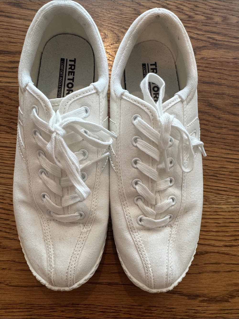TRETORN White Canvas Athletic Sneakers Women’s size 8